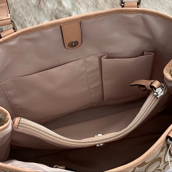 NWT Coach Canvas Tote Bag - Picture 4 of 10